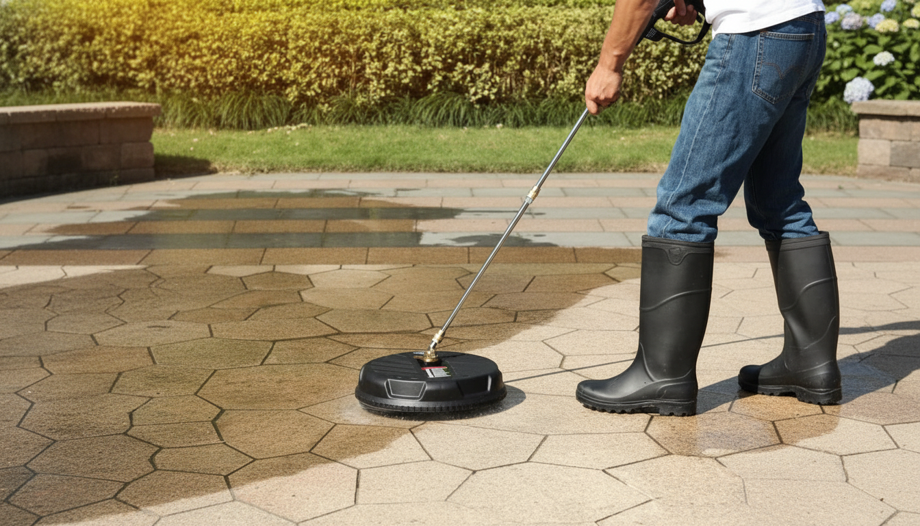 15" Surface Cleaner Attachment for Concrete (Quick-Connect)