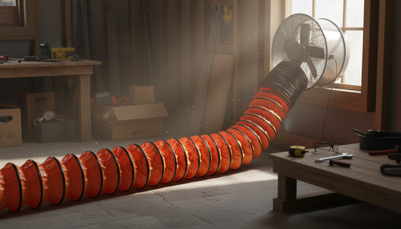 32ft PVC Duct Hose for 12" Exhaust Fans (Flexible)
