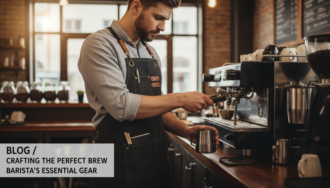 Denim-Look Waterproof Cotton Apron That Resists Oil Stains