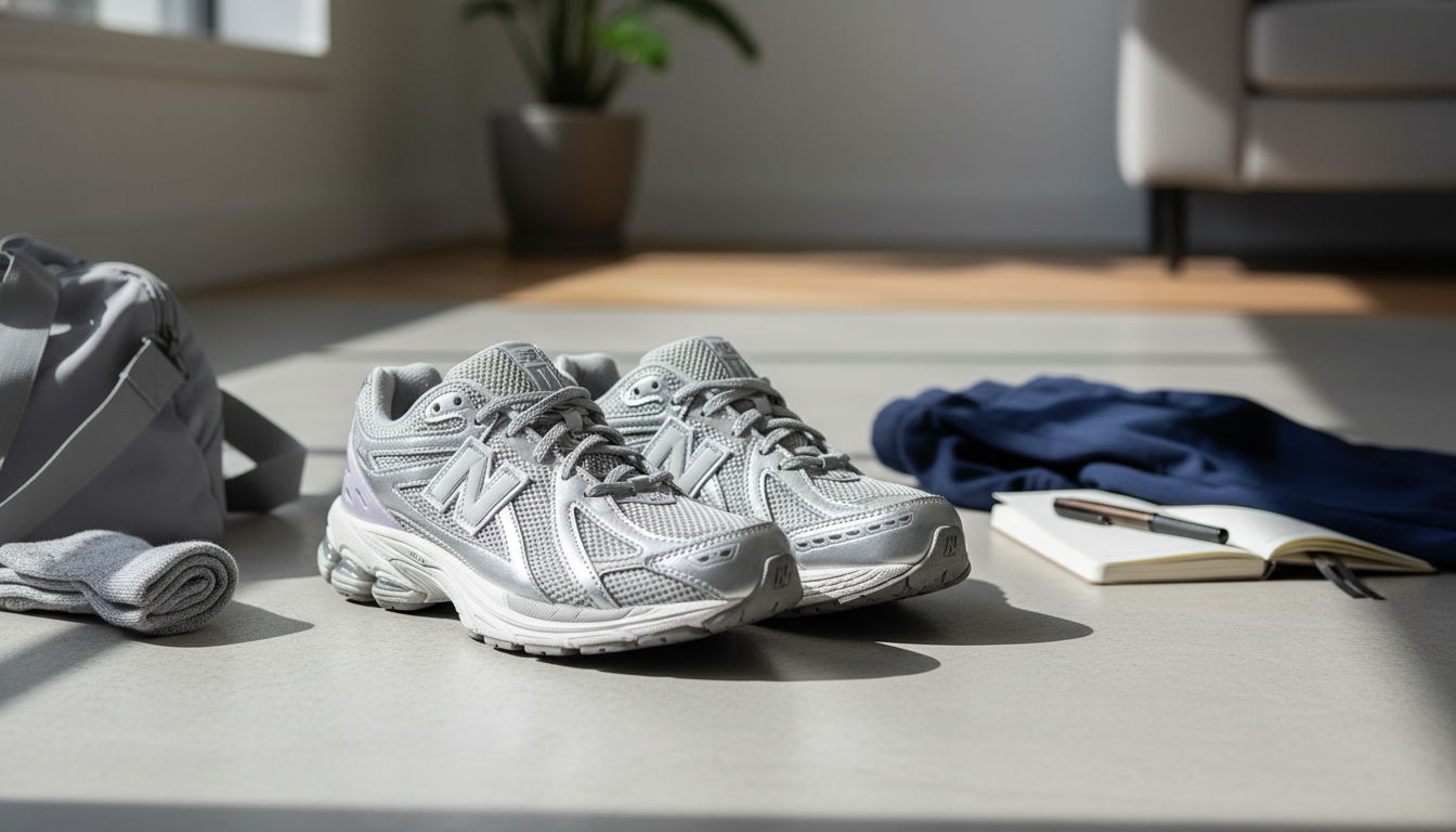 New Balance Men’s Silver Slip-On Sneakers: Fit & Comfort