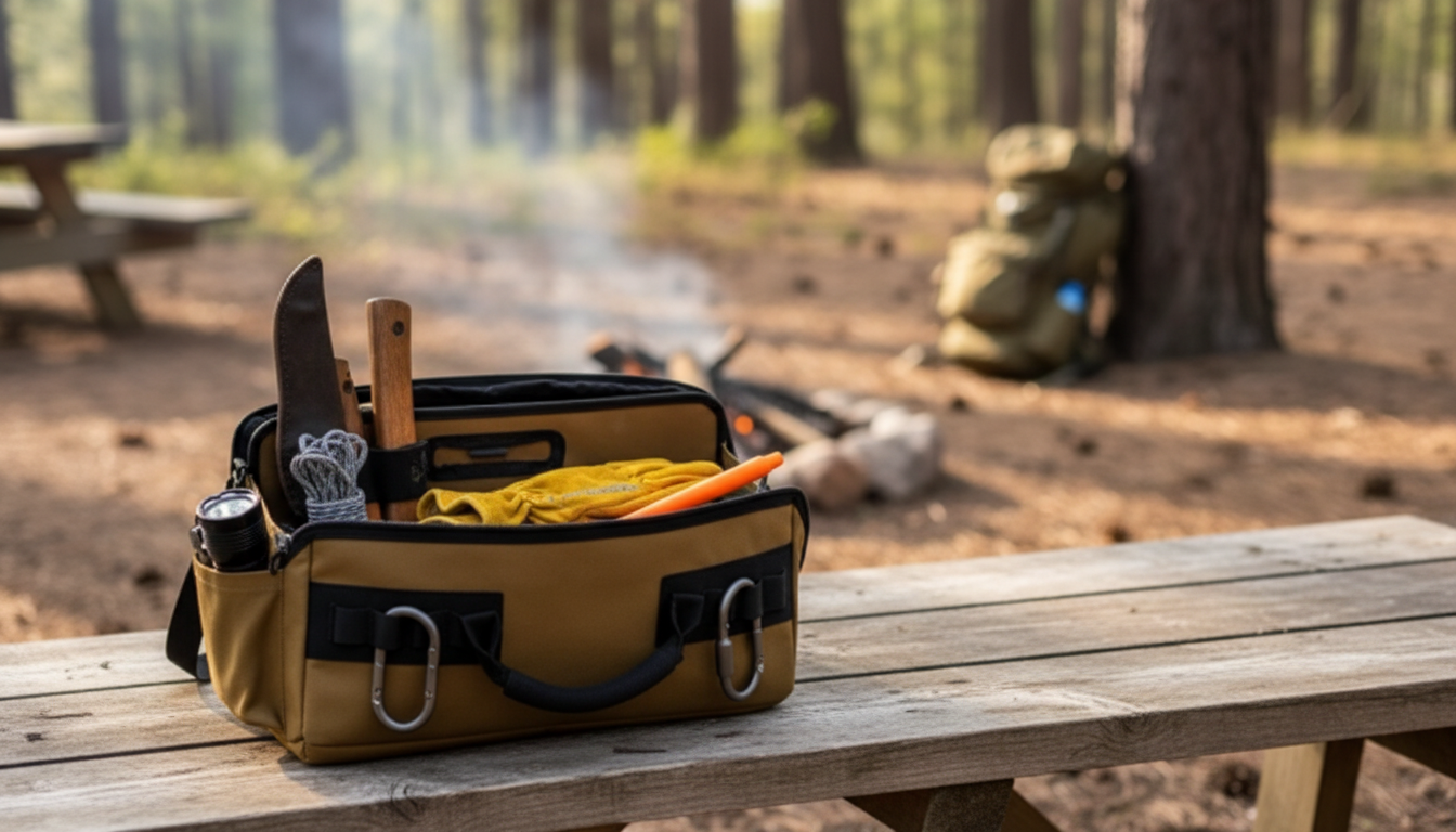 Outdoor Tool Storage Bag: Organize Camp, Car & Trail Kits