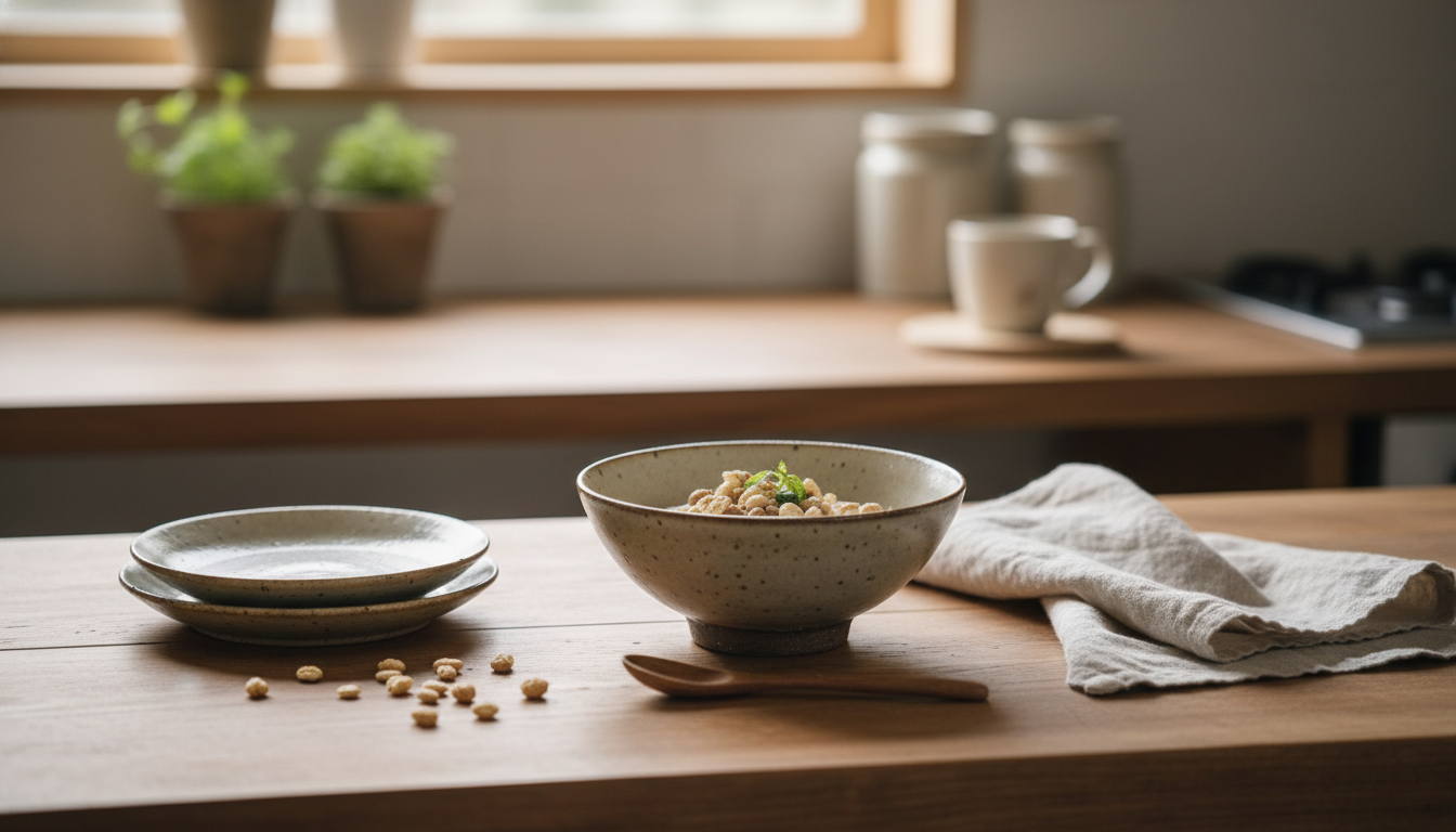 Rustic Handmade Pottery Bowl for Rice & Desserts
