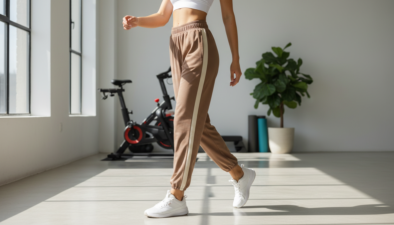 Striped Sports Joggers: Clean Lines, All-Day Comfort