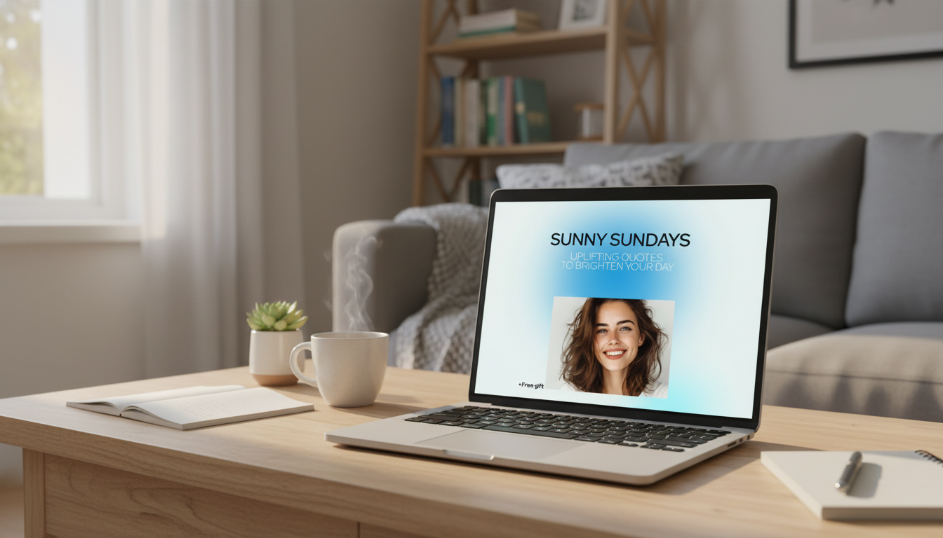 Sunny Sunday Reset: Uplifting Quotes, Breath & Calm