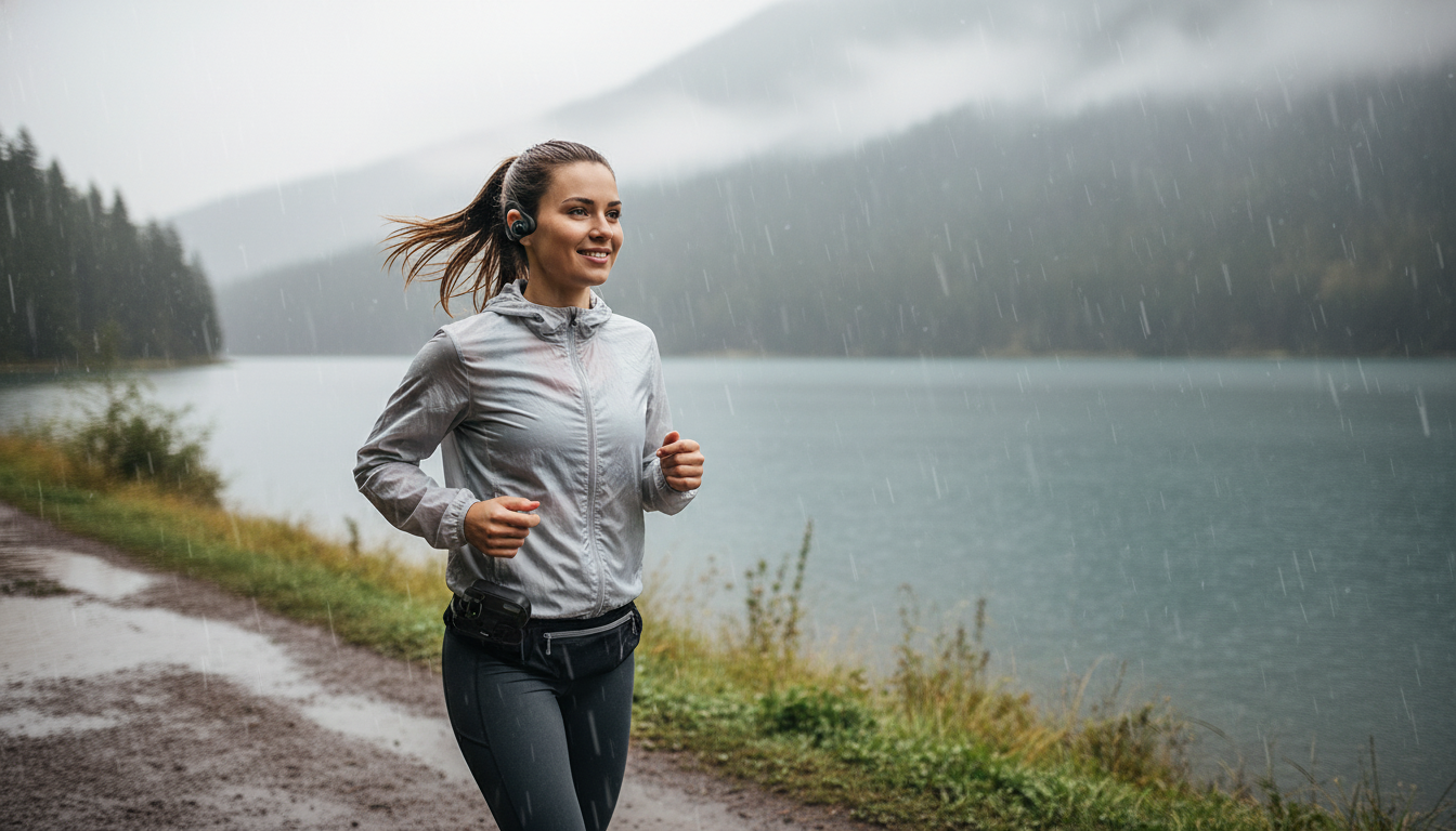 Waterproof Bone Conduction Earbuds: Mic + Bluetooth 5.3