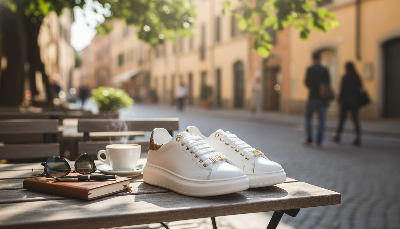 Alviero Martini Prima Classe Leather Sneakers: Chic Comfort
