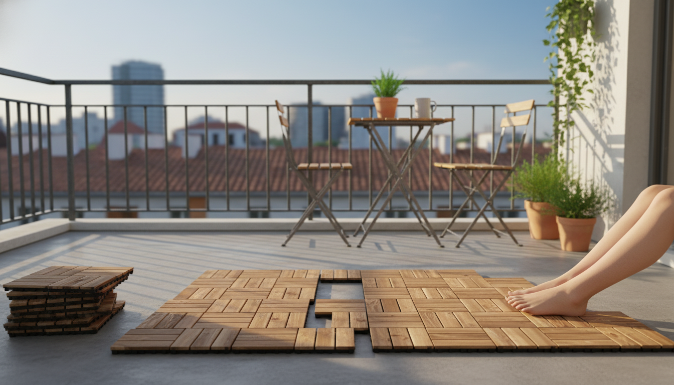 Interlocking Deck Tiles: Fast Balcony & Patio Makeover