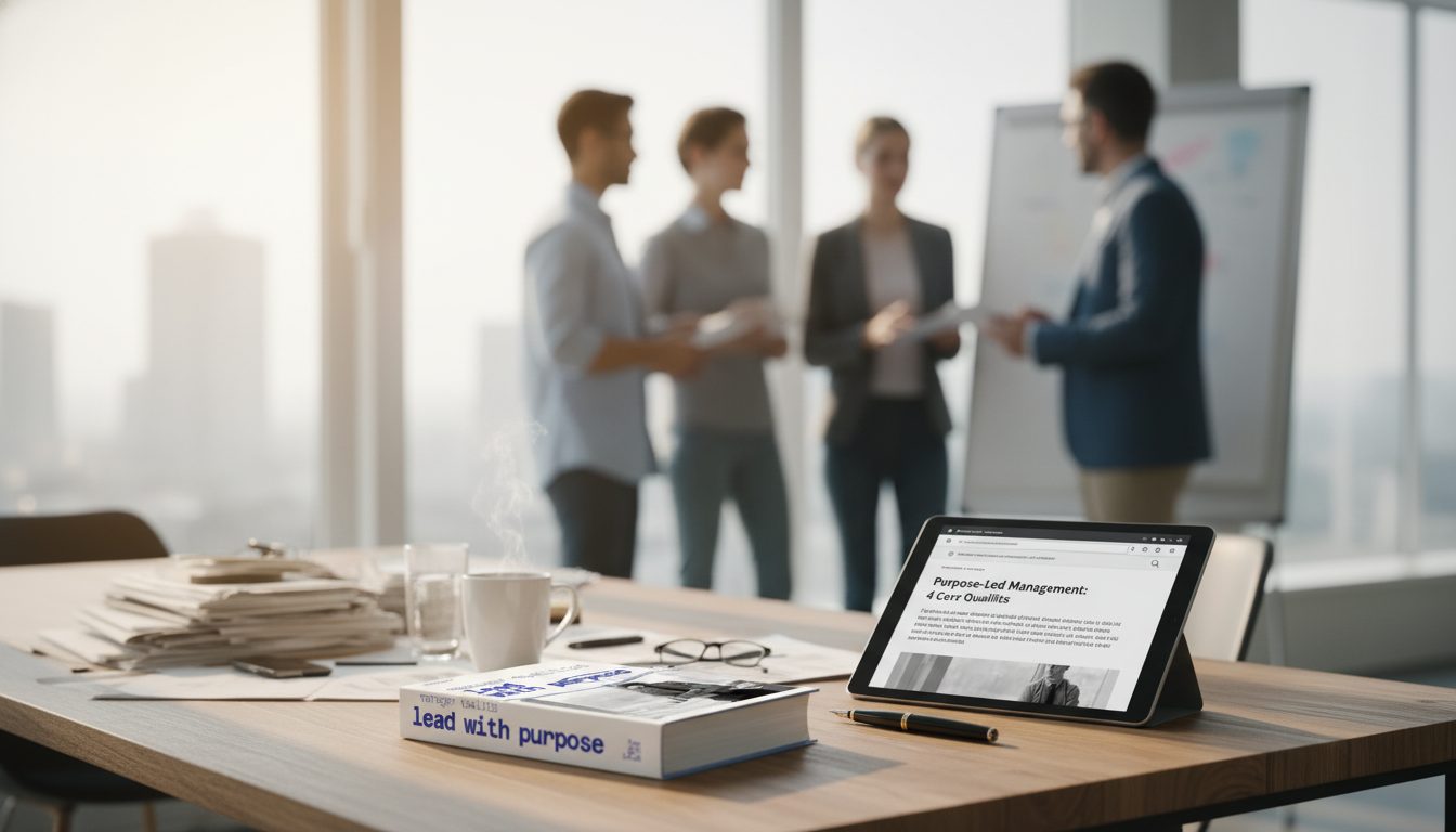 Purpose-Led Management: 4 Core Qualities Great Managers Build