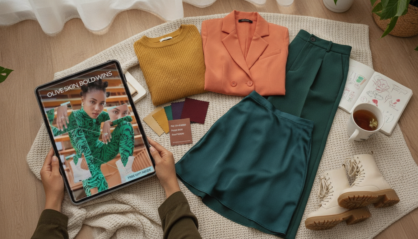 Best Colors for Olive Skin: Bold Outfits & Capsule Palette