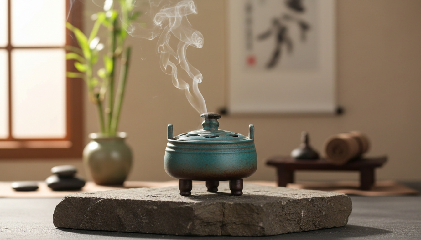 Chinese Ceramic Aromatherapy Furnace for Zen Home Rituals