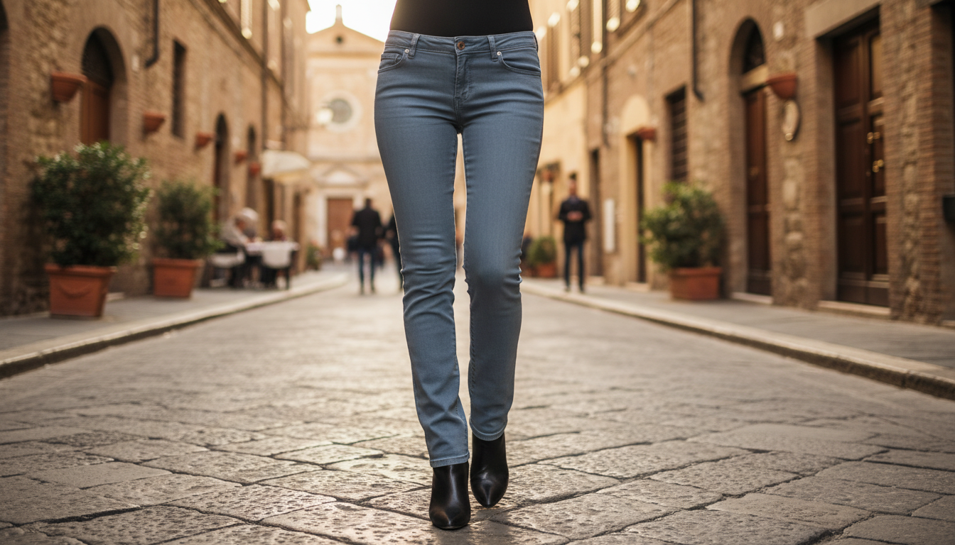 Ermanno Scervino Slim Bootcut Jeans, Made in Italy