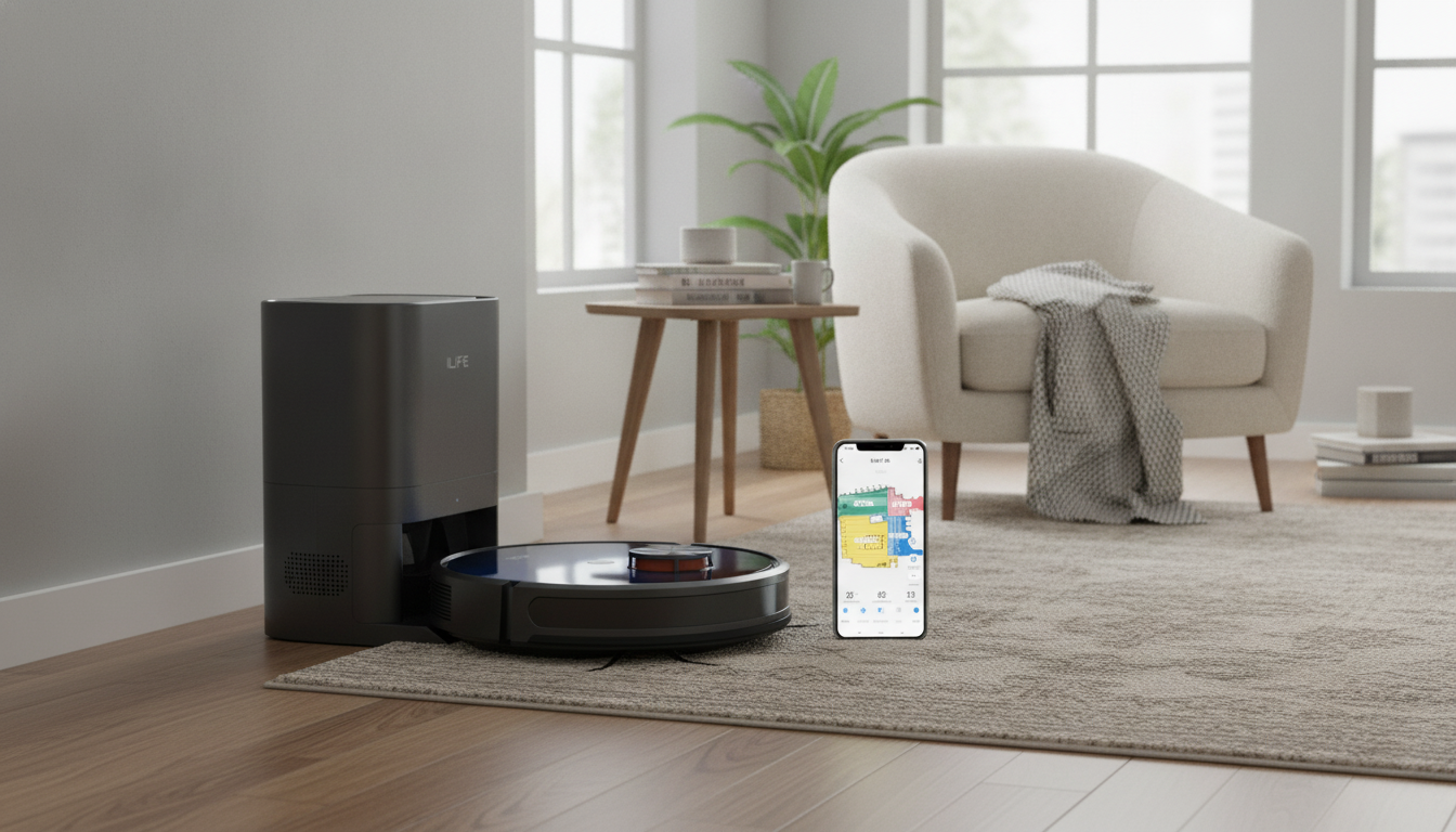 Smart Robot Vacuum: Auto-Empty Dock & App Control Guide