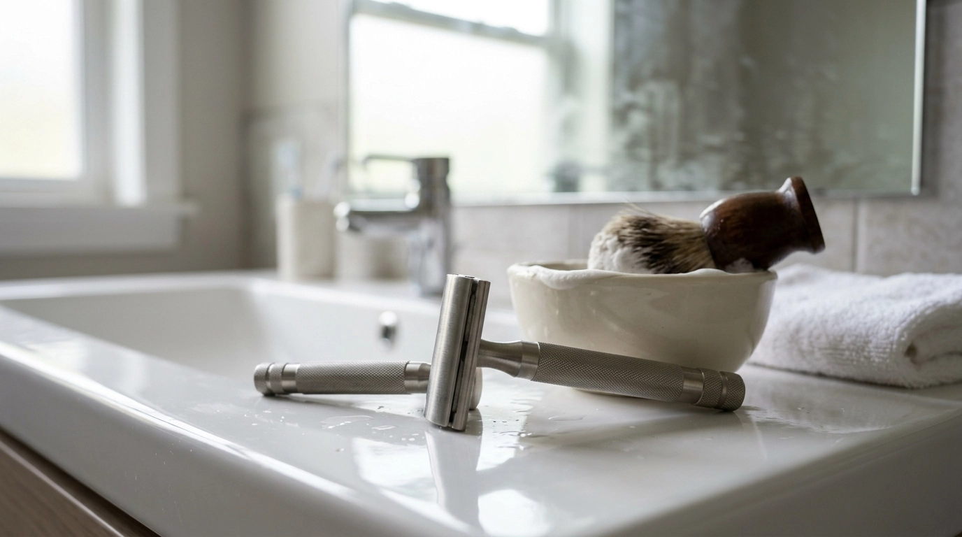 3-Layer Stainless Steel Razor: Close Shaves, Less Irritation