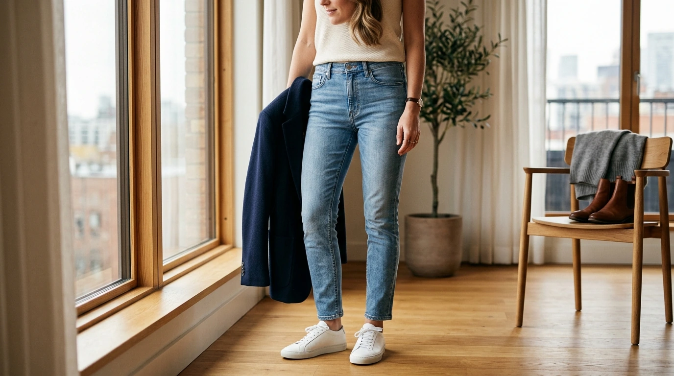 Armani Exchange Light Blue Slim Jeans: Fit & Style Tips
