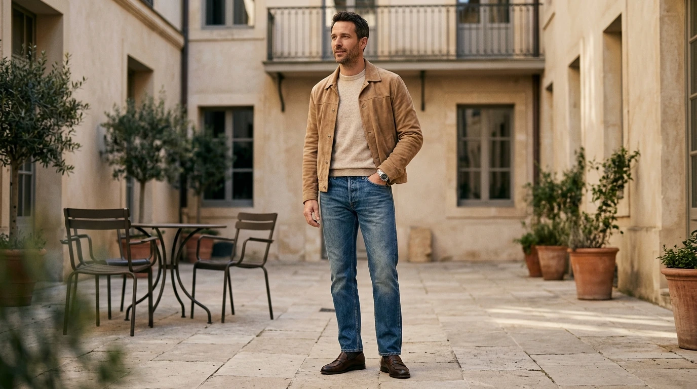 Brunello Cucinelli Worn-Effect Cotton Jeans for Men