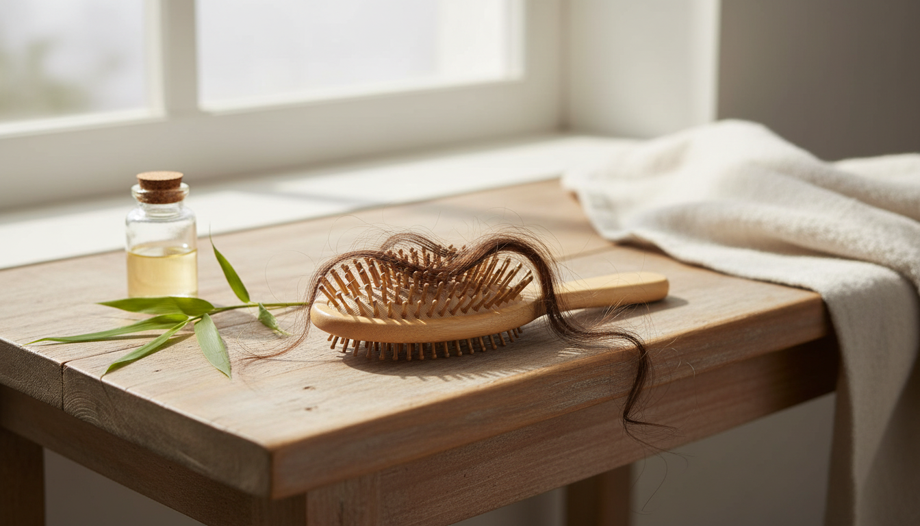 Natural Bamboo Hair Brush: Gentle Detangling Guide
