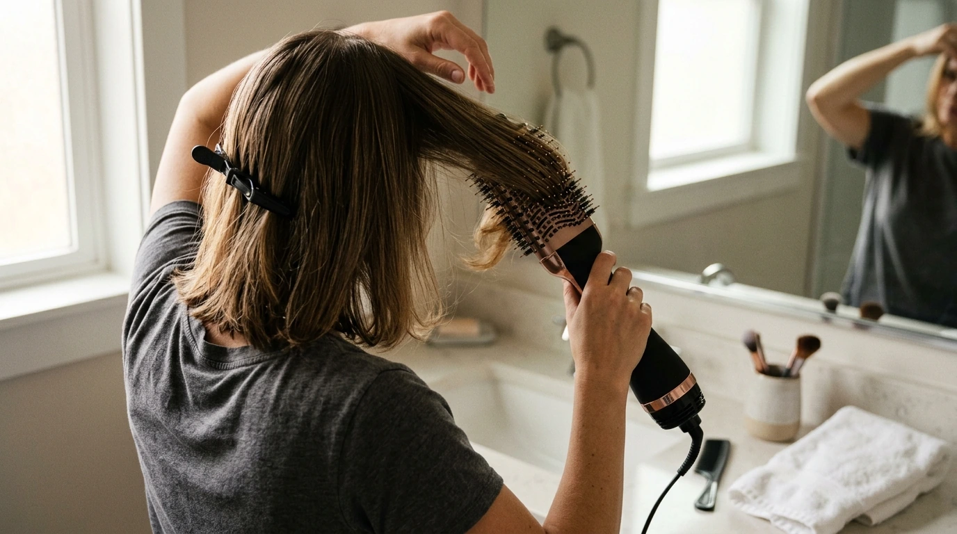Volumizer Hot Air Brush Hair Dryer: Faster, Smoother Blowout