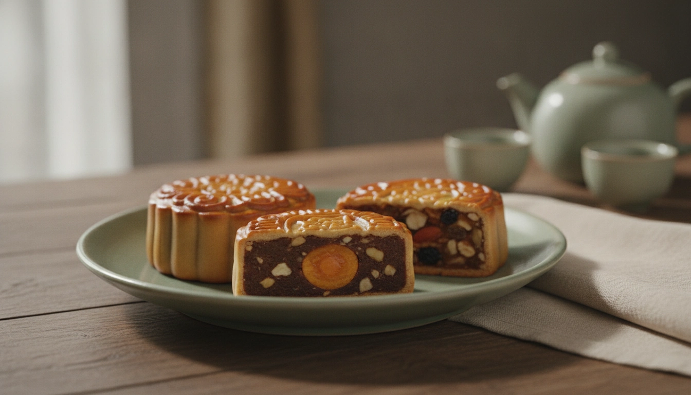 Cantonese-Style Mooncake: Crust, Fillings & Patterns