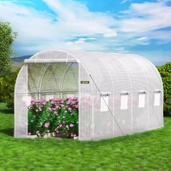 15x7x7 Walk-In Tunnel Greenhouse: Portable Season Extender